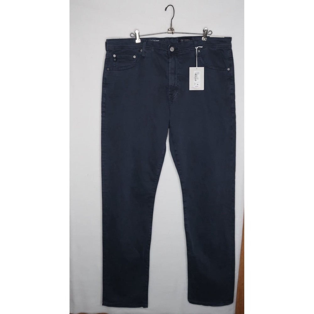 AG Adriano Goldschmied Everett Slim Straight Men's Sueded Sateen Pants 38x34 NWT